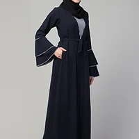 Shrug Abaya - styling and drape detail