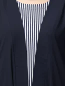 Dual Layer Abaya Dress with Attached Shrug