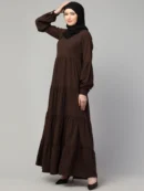 Umbrella Abaya with Elasticated Cuffs