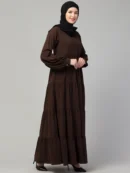 Umbrella Abaya with Elasticated Cuffs