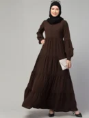 Umbrella Abaya with Elasticated Cuffs