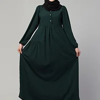 Box Design Umbrella Abaya - sleeve and cuff detail