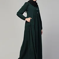 Box Design Umbrella Abaya - styling and drape detail