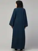 A-line Abaya with Pipin Work