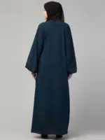 A-line Abaya with Pipin Work