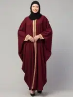 Kaftan in Dual Color with Lace