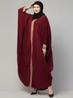 Kaftan in Dual Color with Lace