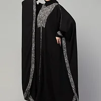 Elegant Kaftan - finished stitching and hem detail