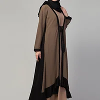 Abaya with Shrug - styling and drape detail