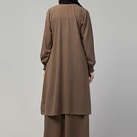Two Piece Knee Length Abaya and Skirt