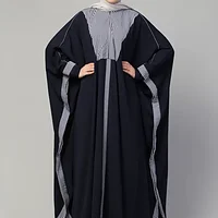 Striped Kaftan - sleeve and cuff detail