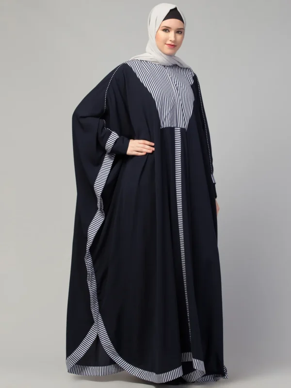 Striped Elegant Kaftan in Dual Color