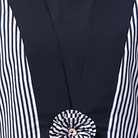 Striped Abaya - back view