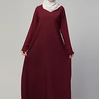 Inner Abaya with Pockets - side drape