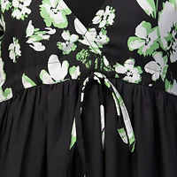 Dual Layer Abaya Dress - back view