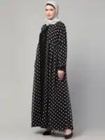 Dual Layer Abaya Dress with attached Shrug