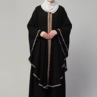 Abaya with Cape - side drape