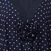 Polka Dot Abaya - back view