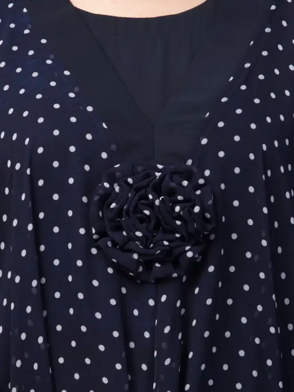 Aline Shrug abaya with Polka dot Cape