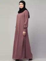 A-line Inner Abaya with Cuff Sleeves